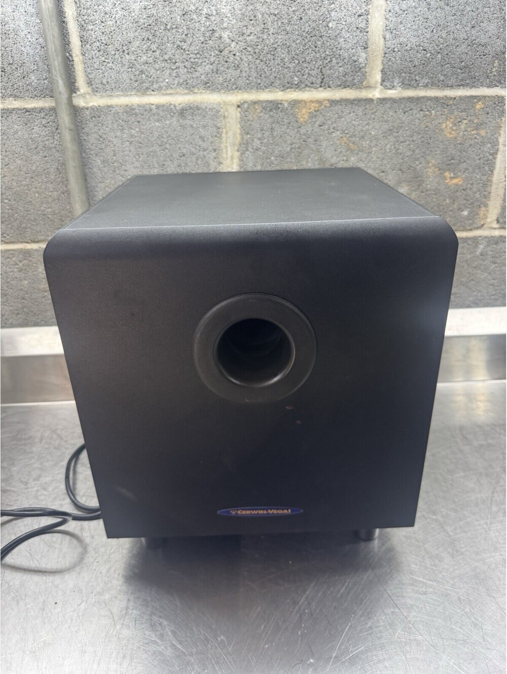 CERWIN-VEGA AVS-SUB8 COMPACT 150W 8” SUBWOOFER Tested Working